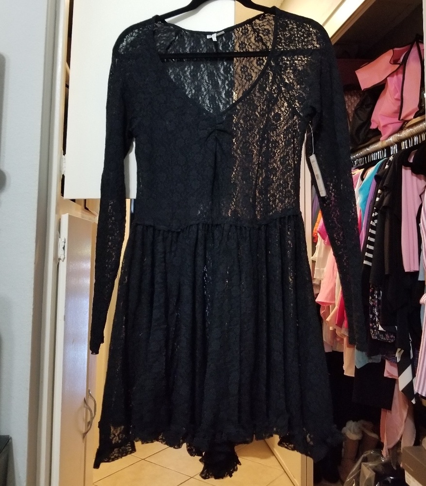 💜NEW FREE PEOPLE💜 LYCRA STRETCHY DRESS "M"